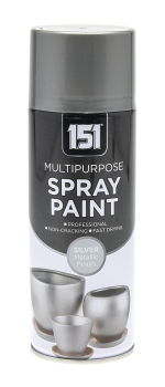 151 Spray Paint Metallic Silver 400ml 151 Spray Paint Metallic Silver 400ml